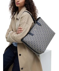 TOMMY HILFIGER TH ICON Klientka na ramię niebieski mono - Torby damskie - 2
