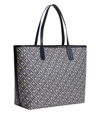 TOMMY HILFIGER TH ICON Klientka na ramię niebieski mono - Torby damskie - 3