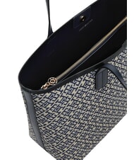 TOMMY HILFIGER TH ICON Klientka na ramię niebieski mono - Torby damskie - 4