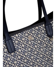 TOMMY HILFIGER TH ICON Klientka na ramię niebieski mono - Torby damskie - 5
