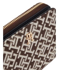 TOMMY HILFIGER TH ICON Mały portfel zapinany na zamek neutralny mono - Portfele damskie - 4