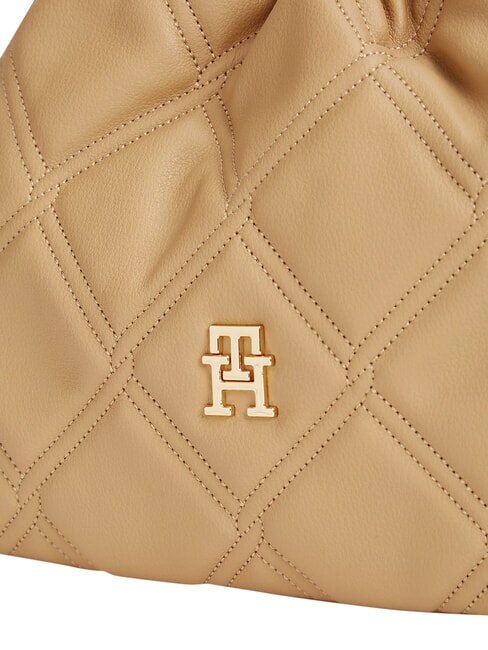 TH FEMININE Torba na ramię klasyczny khaki - Torby damskie