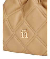 TOMMY HILFIGER TH FEMININE Torba na ramię klasyczny khaki - Torby damskie - 5