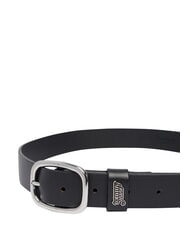 TOMMY HILFIGER TJW OVAL Pasek sk&oacute;rzany czarny - Paski - 2