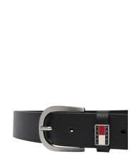 TOMMY HILFIGER TJM RYAN Pasek sk&oacute;rzany czarny - Paski - 3