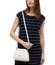 TOMMY HILFIGER TH FEMININE Torba na ramię miękki krem - Torby damskie - 2