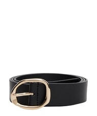 TOMMY HILFIGER TH SCULPT Pasek sk&oacute;rzany czarny - Paski - 4