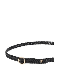TOMMY HILFIGER TH SCULPT Pasek sk&oacute;rzany czarny - Paski - 4