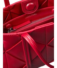 CALVIN KLEIN WOVEN Torebka z paskiem na ramię Wino Bordeaux - Torby damskie - 3