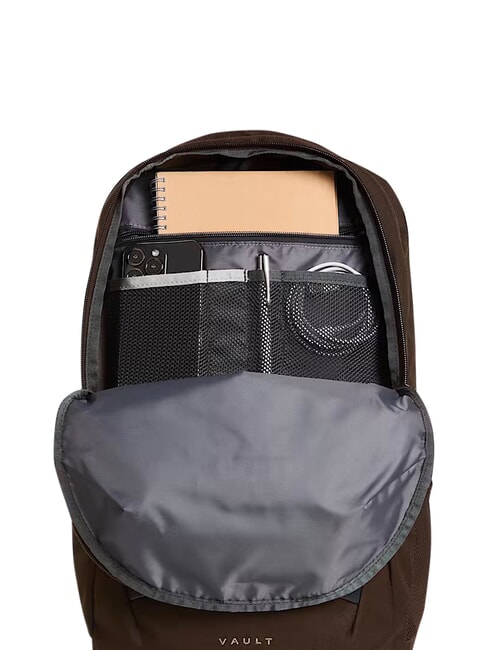 VAULT Plecak na laptopa 13" ciemny kasztan/granat - Plecaki szkolne i rekreacyjne