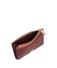 TOMMY HILFIGER TH ICON Portfel damski aksamitny bordowy - Portfele damskie - 2