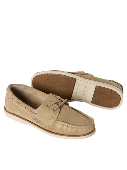 DECK SUEDE Mokasyny sk&oacute;rzane beżowy - Buty damskie