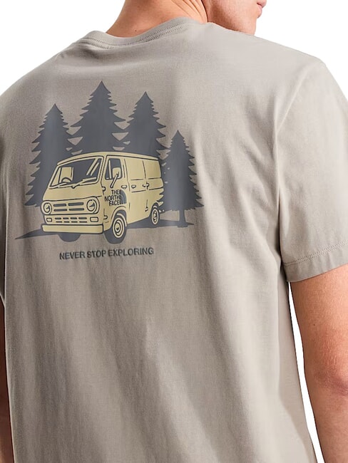 VAN LIFE Koszulka z kr&oacute;tkim rękawem, 100% bawełny płyta kamienna - Koszulki męskie