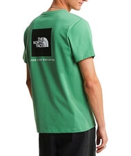 THE NORTH FACE EVOLUTION BOX Koszulka z kr&oacute;tkim rękawem, 100% bawełny przyciemnione algi - Koszulki męskie - 2