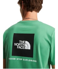 THE NORTH FACE EVOLUTION BOX Koszulka z kr&oacute;tkim rękawem, 100% bawełny przyciemnione algi - Koszulki męskie - 5