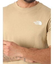 THE NORTH FACE EVOLUTION BOX Koszulka z kr&oacute;tkim rękawem, 100% bawełny kamień khaki - Koszulki męskie - 4