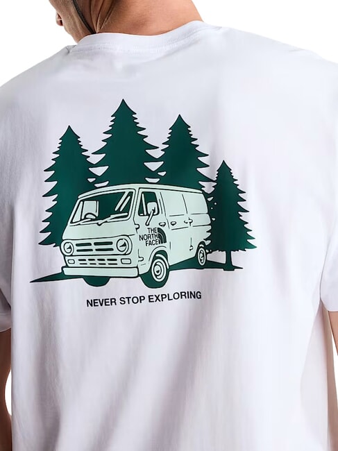 VAN LIFE Koszulka z kr&oacute;tkim rękawem, 100% bawełny tnf biały - Koszulki męskie