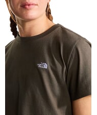 THE NORTH FACE ESSENTIAL SIMPLE Koszulka z kr&oacute;tkim rękawem, 100% bawełny nowy szary zielony - Koszulki męskie - 5
