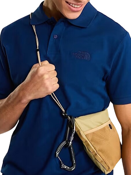 ESSENTIAL Koszulka polo z kr&oacute;tkim rękawem letni błękit - Polo męskie