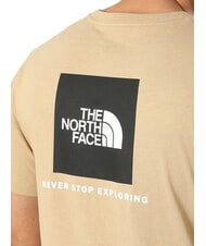 THE NORTH FACE EVOLUTION BOX Koszulka z kr&oacute;tkim rękawem, 100% bawełny kamień khaki - Koszulki męskie - 3