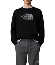 THE NORTH FACE DREW PEAK Bluza z okrągłym dekoltem czarny tnf - Bluzy męskie - 4