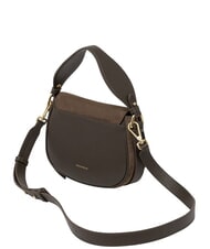 COCCINELLE MAVERY SUEDE BI Mała torebka z paskiem na ramię błoto - Torby damskie - 3