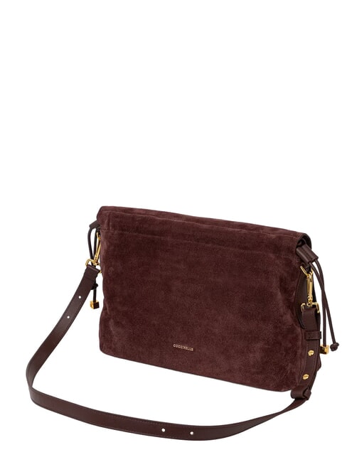 LIDIA SUEDE BIM Torba na ramię jagoda - Torby damskie