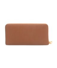 LOVE MOSCHINO BOLD LOVE Portfel zapinany na suwak kasztan - Portfele damskie - 3
