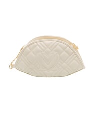 LOVE MOSCHINO QUILTED Torba na ramię kość słoniowa - Torby damskie - 4