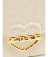 LOVE MOSCHINO DESERT BLOOMS  Torba na ramię kość słoniowa - Torby damskie - 3