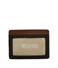 MICHAEL KORS JET SET LOGO Płaski uchwyt na karty brązowy - Portfele damskie - 2