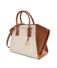 MICHAEL KORS LOGO Torebka z paskiem na ramię wanilia - Torby damskie - 3