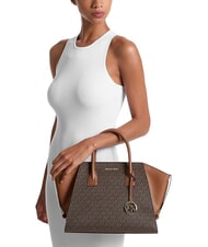 MICHAEL KORS LOGO Torebka z paskiem na ramię brązowy - Torby damskie - 4