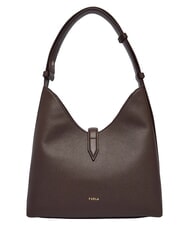 FURLA GOCCIA Torba na ramię, sk&oacute;ra czekolada - Torby damskie - 3