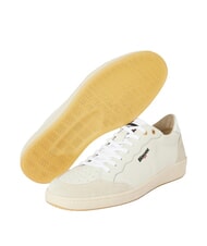 BLAUER MURRAY Sk&oacute;rzane trampki biały/beżowy - Buty męskie - 5