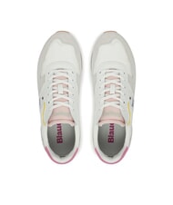 BLAUER MELROSE Damskie trampki fantazja/biały - Buty damskie - 4