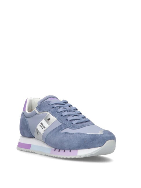 MELROSE Adidasy jeansy/liliowy - Buty damskie