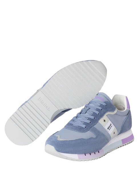 MELROSE Adidasy jeansy/liliowy - Buty damskie