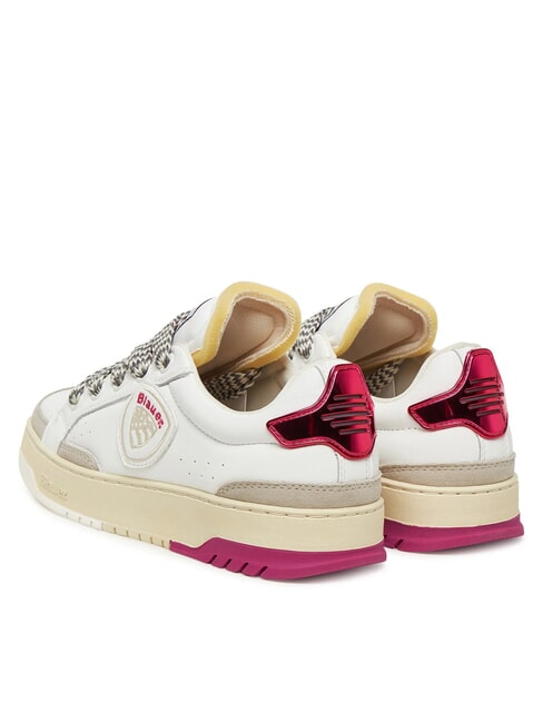 ADEL Adidasy biały/fuksja - Buty damskie