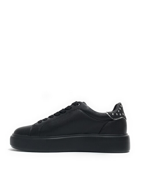 VENUS Sk&oacute;rzane trampki CZARNY - Buty damskie