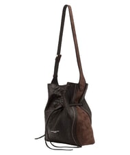 GIANNI CHIARINI SIENNA Sk&oacute;rzana torba na ramię typu wiadro Wyrażony - Torby damskie - 3
