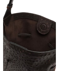 GIANNI CHIARINI SIENNA Sk&oacute;rzana torba na ramię typu wiadro Wyrażony - Torby damskie - 5