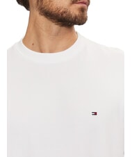 TOMMY HILFIGER TH Bluza bawełniana z okrągłym dekoltem biały - Bluzy męskie - 3