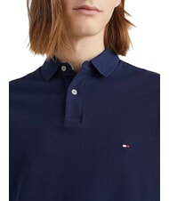 TOMMY HILFIGER TH Koszulka polo z kr&oacute;tkim rękawem o regularnym kroju granat węglowy - Polo męskie - 3