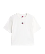 TOMMY HILFIGER TJ Koszulka z kr&oacute;tkim rękawem ecru - Koszulki i topy damskie - 3