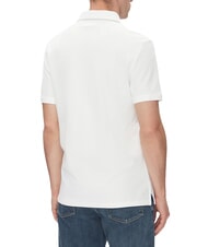 CALVIN KLEIN CKJ Koszulka polo bawełniana jasnobiały - Polo męskie - 2
