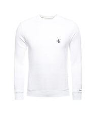CALVIN KLEIN CKJ Bluza z okrągłym dekoltem jasnobiały - Bluzy męskie - 3