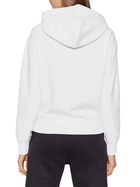 CKJ Bluza z kapturem jasnobiały - Bluzy damskie