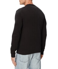TOMMY HILFIGER TJ Sweter z regenerowanej bawełny czarny - Koszulki męskie - 2