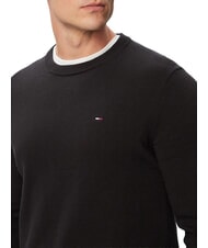 TOMMY HILFIGER TJ Sweter z regenerowanej bawełny czarny - Koszulki męskie - 3